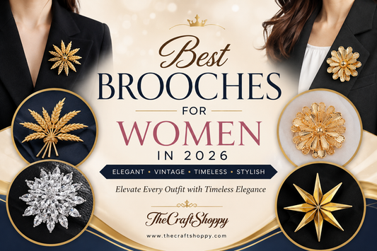 Best Brooches for Women in 2026 | Elegant & Vintage Lapel Pins – TheCraftShoppy